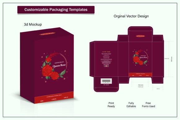 Box Design Template for Premium Packaging