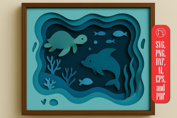 Crafting Depth: A Practical Guide to the Multilayer Sea Shadow Box 3D SVG
