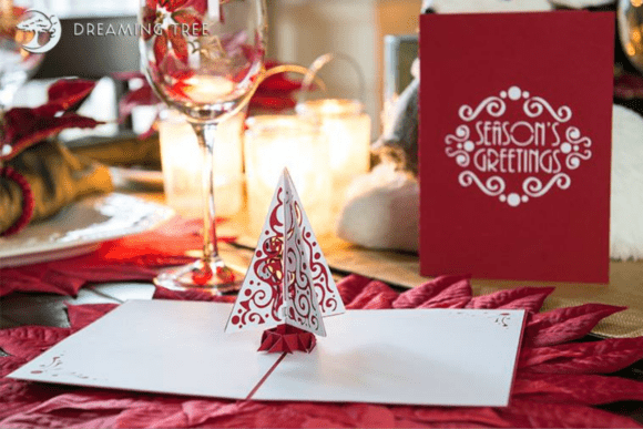 Crafting Magic with the Season’s Greetings Pop-Up Card SVG