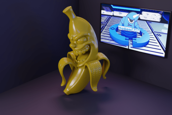 Crazy Banana: Evaluating the 3D Printed Cartoon Model for Collectors and Makers
