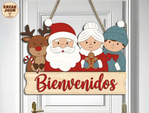 Creating a Festive Holiday Greeting with the Christmas Family Welcome Sign Svg