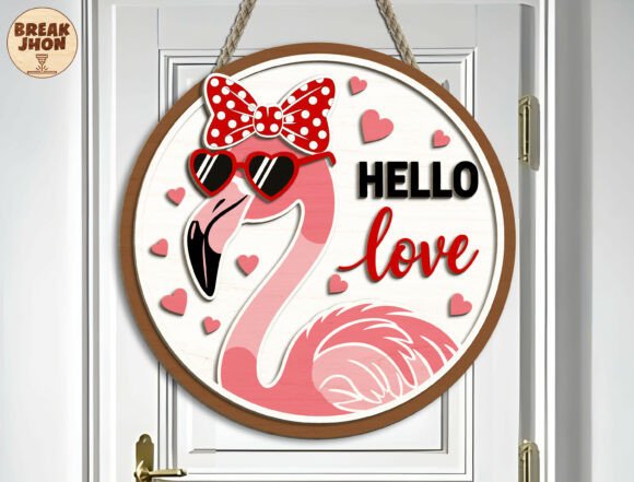 Designing with the Hello Love Flamingo Door Hanger SVG: A Practical Guide for Crafters