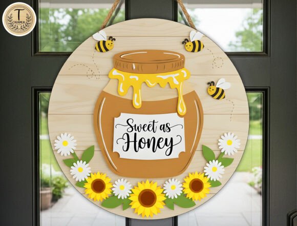 Honey Jar Door Hanger Cut File Guide