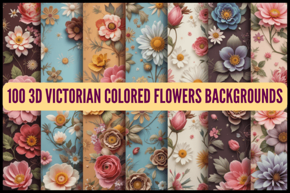 Integrating 3D Victorian Flowers Backgrounds into Modern Design Workflows