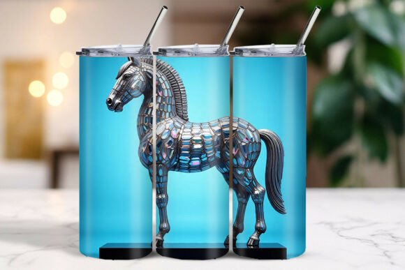 Mastering the Swarovski Crystal Horse Art Tumbler Design for Professional Sublimation