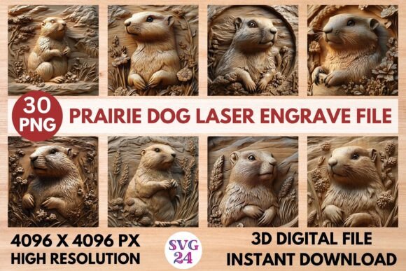 Prairie Dog Laser Engrave File Guide