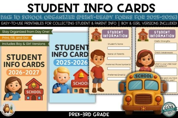 Streamlining Classroom Administration with Student Info Cards – Back to School