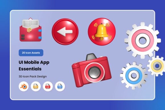 UI Essentials 3D Icon Pack Overview