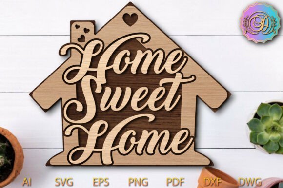 Understanding the Versatility of Laser Cut Home Sweet Home 3D SVG Designs