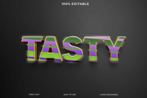 Unlocking the Power of Visual Appeal: A Deep Dive into the Tasty Text Effect with 3D Stripes
